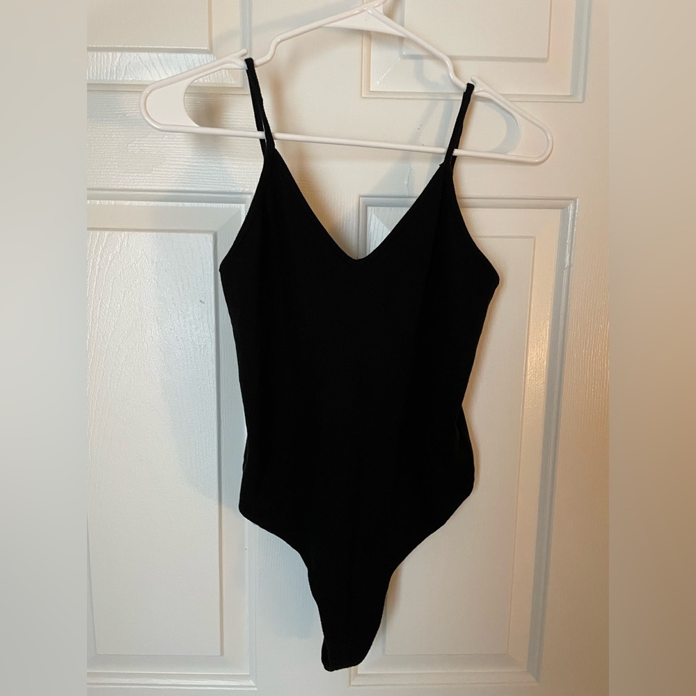 Black Bodysuit Tank Top